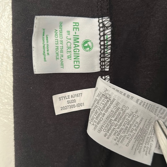 J. Crew Tie-Back Tank Top Black Small - Picture 8 of 8